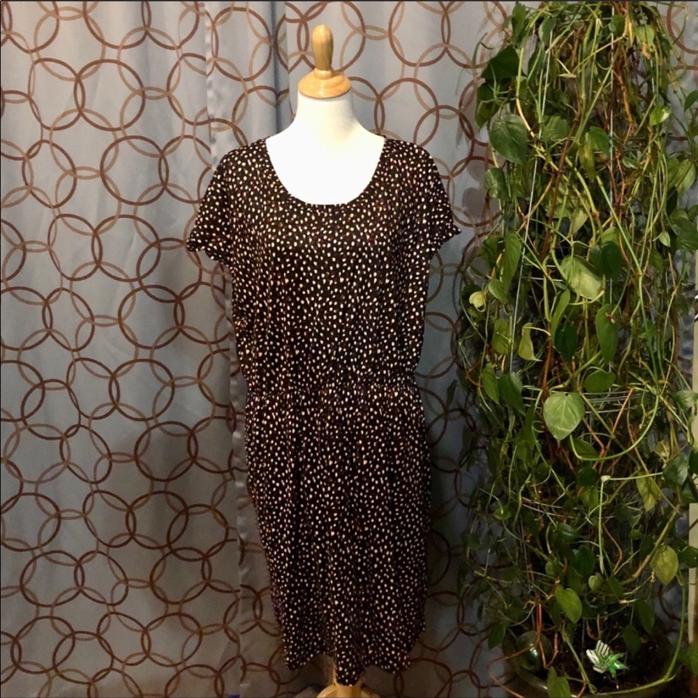 H&M Basics Print Jersey Dress Size XL NWT
